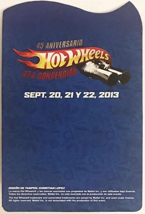 Gold '67 Chevy Camaro Mexico 2013 Convention Hot Wheels Car 19/50 - 3