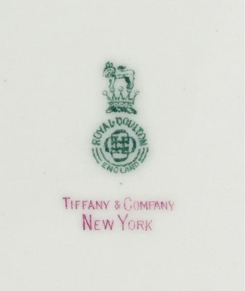 Lovely 14 Tiffany Royal Doulton Floral Luncheon Plates - 5