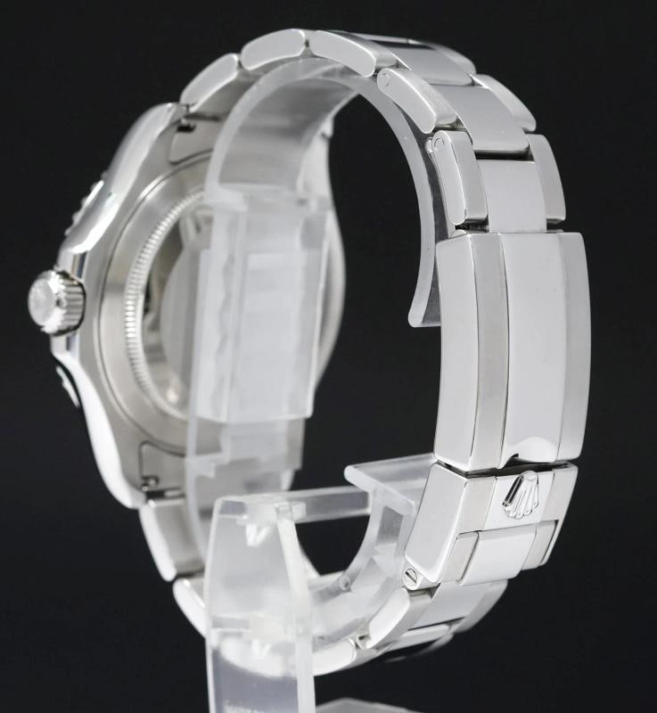 2017 MINT Rolex Yacht-Master 116622 Steel Platinum Blue Dial 40mm Watch Box - 4