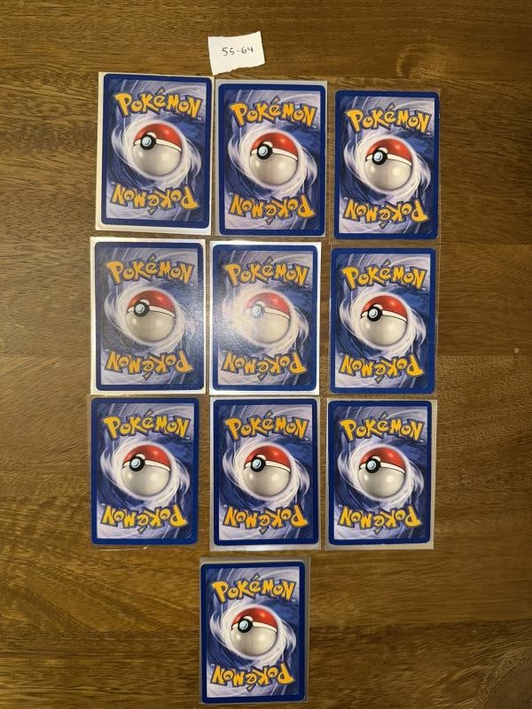 1999 Jungle- Pokemon Complete -Set Great Condition 64/64 - - 16