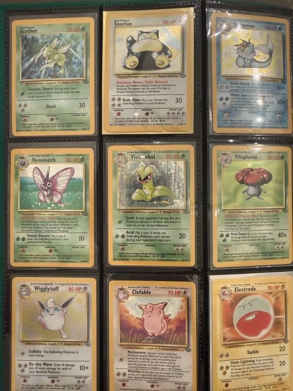 1999 Jungle- Pokemon Complete -Set Great Condition 64/64 - - 2