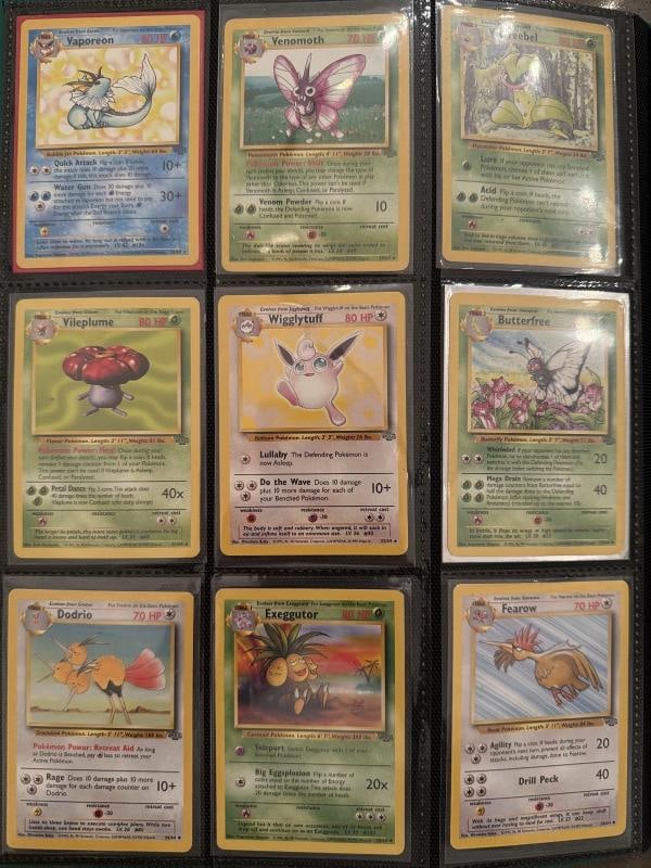1999 Jungle- Pokemon Complete -Set Great Condition 64/64 - - 4