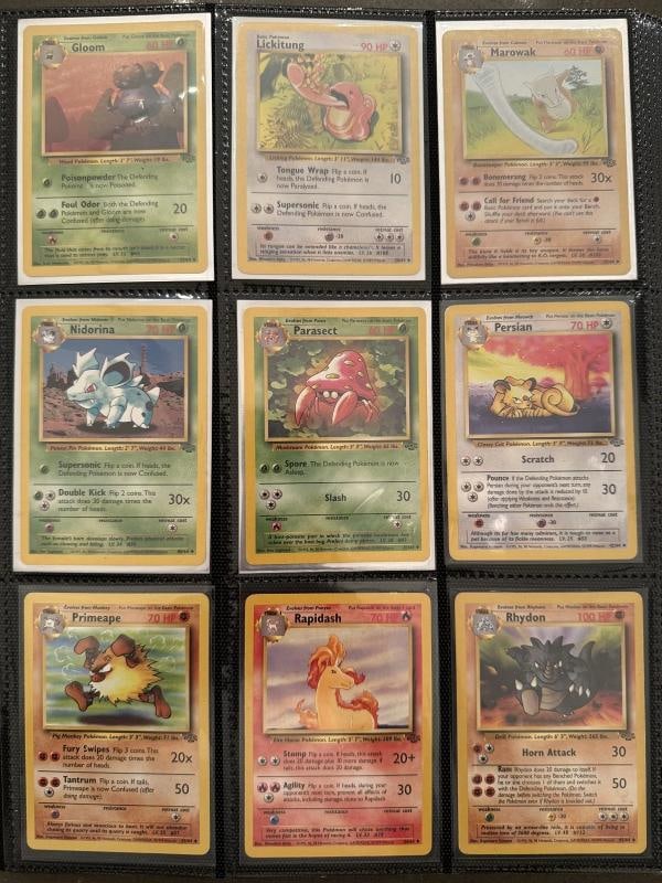 1999 Jungle- Pokemon Complete -Set Great Condition 64/64 - - 5