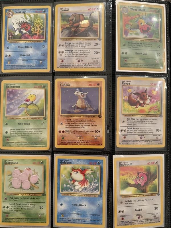 1999 Jungle- Pokemon Complete -Set Great Condition 64/64 - - 6