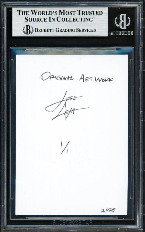 Ichiro Suzuki Auto 2025 Original Art Sketch Card Mariners "HOF 25" #1/1 Beckett - 2
