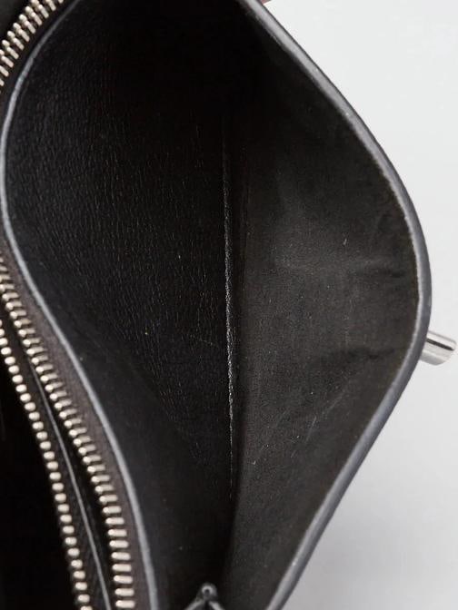 Louis Vuitton Black Leather MyLockMe Chain Pochette Bag - 12