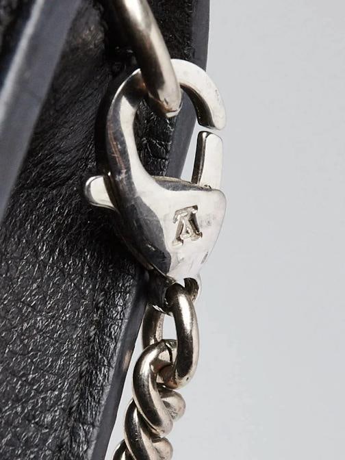 Louis Vuitton Black Leather MyLockMe Chain Pochette Bag - 5