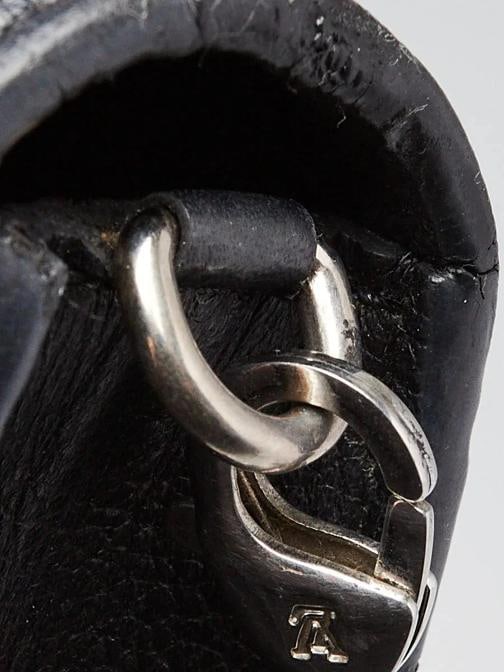 Louis Vuitton Black Leather MyLockMe Chain Pochette Bag - 6