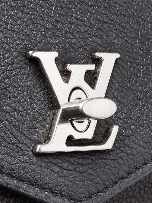 Louis Vuitton Black Leather MyLockMe Chain Pochette Bag - 7