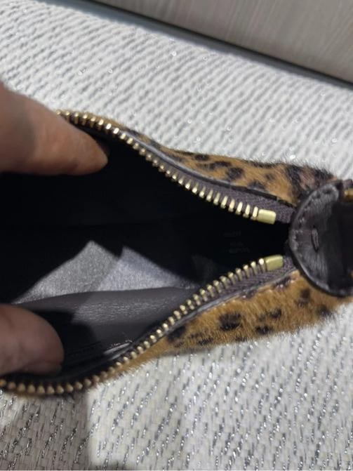 Fendi Fendigraphy Nano Hobo Bag Cavallino calfskin with Fendi Leo print - 14