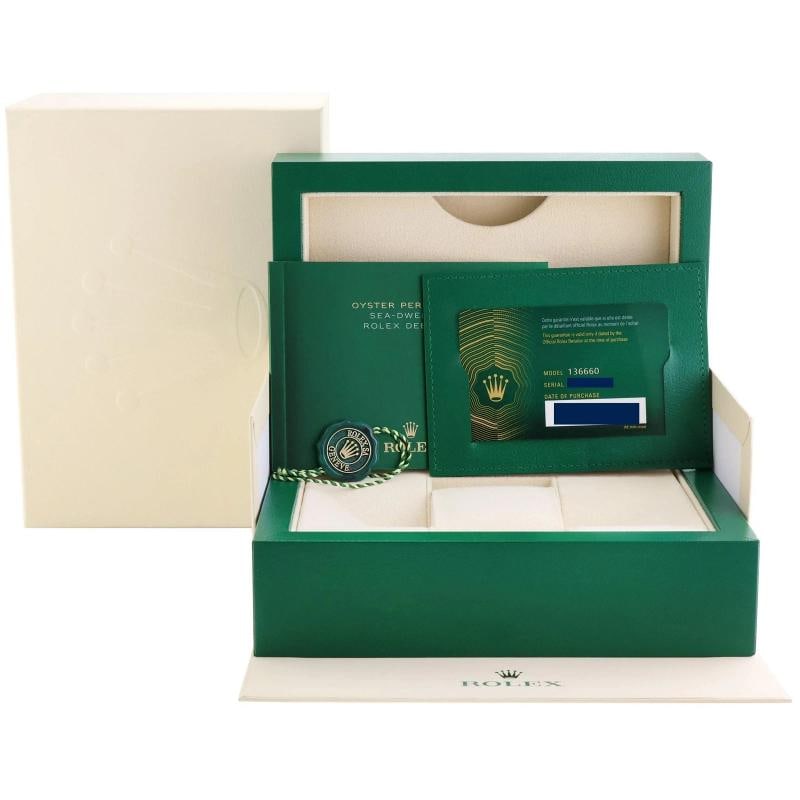 2023 NEW PAPERS 136660 Rolex Sea-Dweller Deepsea Black Ceramic 44mm Watch Box - 8