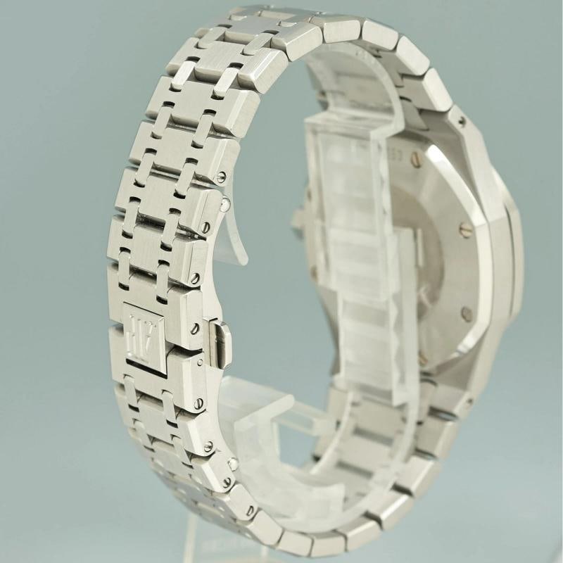 2010 PAPERS MINT Audemars Piguet Royal Oak Dual Time Steel 26120ST Black 39mm - 6