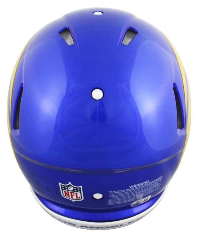 Rams Aaron Donald Authentic Signed Authentic Full Size Speed Proline Helmet BAS - 2