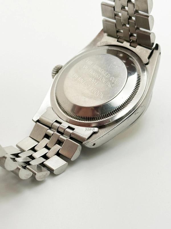 RARE Rolex Datejust 16220 100 CLUB OF HOUSTON Dial 36mm Stainless Steel - 6