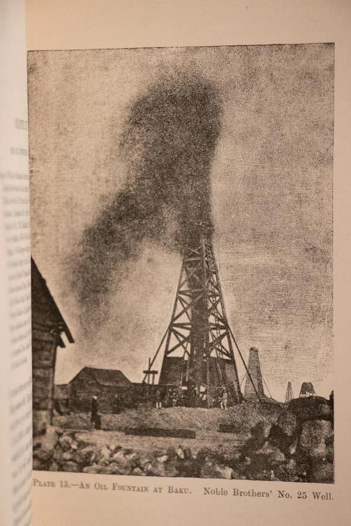 1891 The Region of the Eternal Fire Petroleum Regions Liquid Gold Oil Illustrate - 12