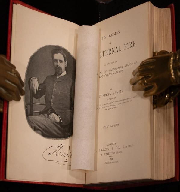 1891 The Region of the Eternal Fire Petroleum Regions Liquid Gold Oil Illustrate - 5