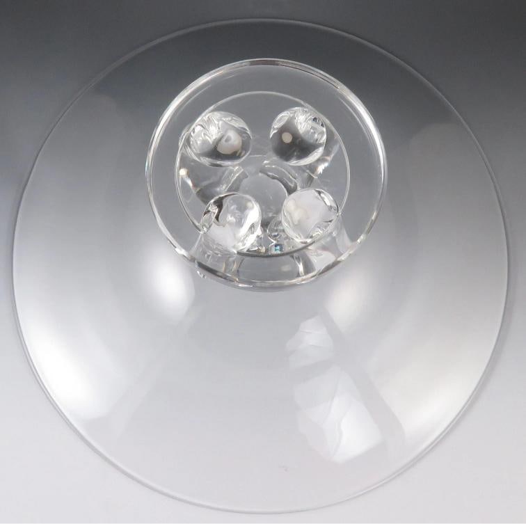 Stunning Graceful Hand Blown Art Glass Steuben 7884 Pedestal Bowl Dish - 4