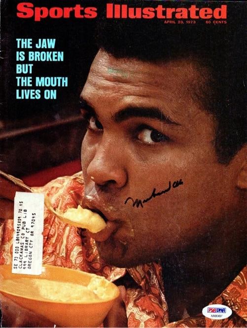 Muhammad Ali Autographed Signed Sports Illustrated Magazine Cover PSA/DNA - 2