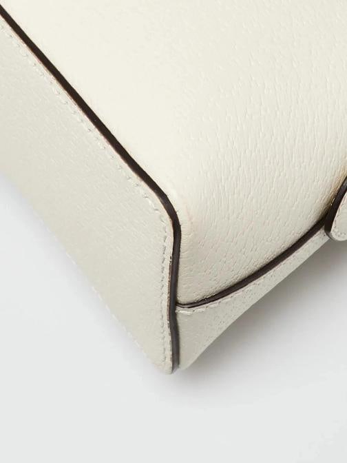 Gucci White Leather Vintage Web Small Ophidia Crossbody Bag - 4