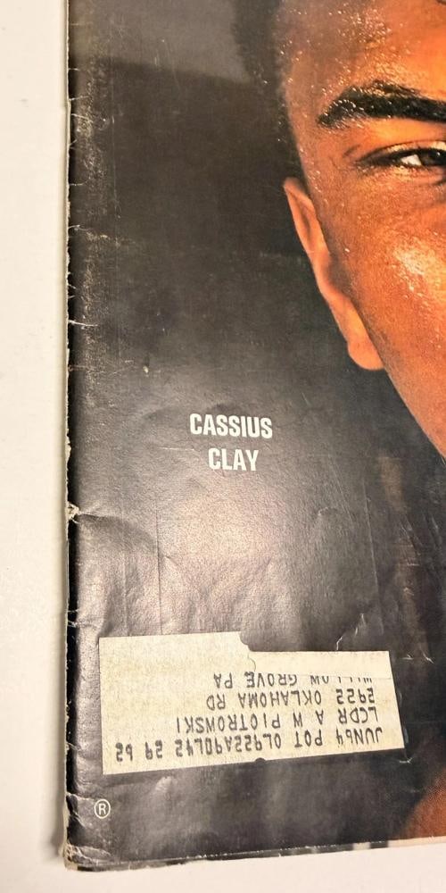 Muhammad Ali Signed Cassius Clay Life Magazine Mar 1964 PSA ITP 4A54048 Grade 10 - 5