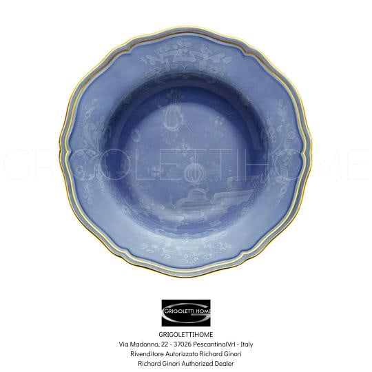 Richard Ginori Oriente Italiano - Set Of 6 Soup Plates 24 Cm / Inch 9.44 - 5