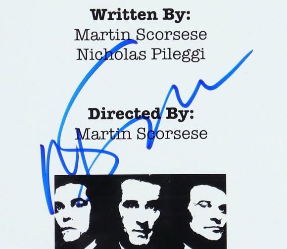 Martin Scorsese Signed Goodfellas Script JSA COA Custom Framed Display - 2