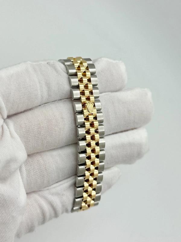 Rolex Ladies Datejust 279173 Lavender Purple Diamond Dial 18K Gold Steel 28mm - 6