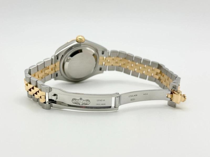 Rolex Ladies Datejust 279173 Lavender Purple Diamond Dial 18K Gold Steel 28mm - 7