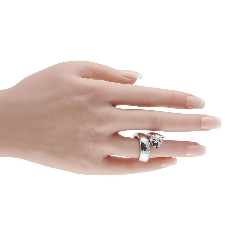 Cartier Panthre Lakarda 18K White Gold Ring #5061 - 3