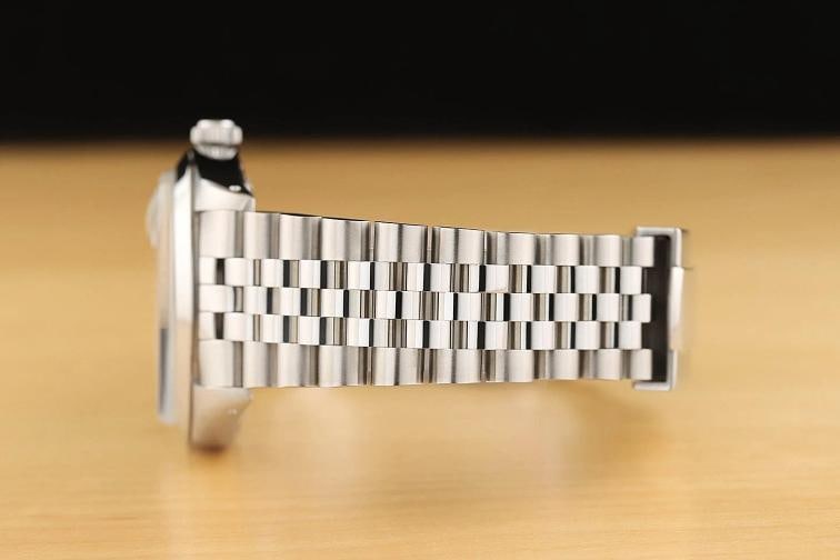 ROLEX OYSTERDATE PRECISION 6694 ICE BLUE DIAMOND MANUAL WIND STEEL 34MM WATCH - 5