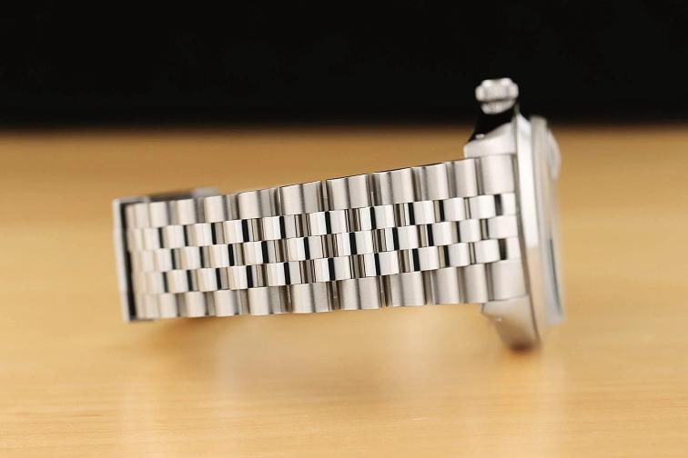 ROLEX OYSTERDATE PRECISION 6694 ICE BLUE DIAMOND MANUAL WIND STEEL 34MM WATCH - 8