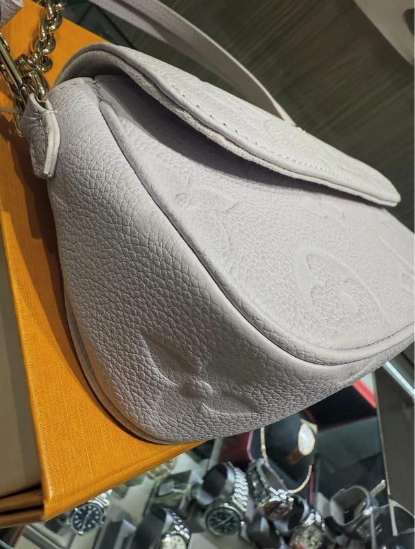 Louis Vuitton Wallet on Chain Ivy Misty Monogram Empreinte leather - 11