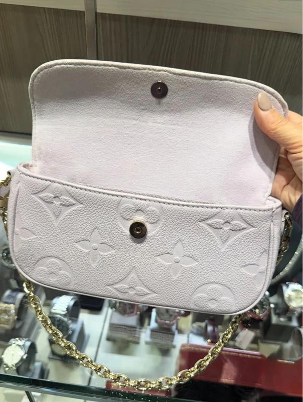 Louis Vuitton Wallet on Chain Ivy Misty Monogram Empreinte leather - 6