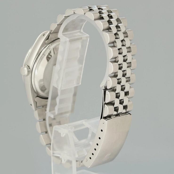 MINT Rolex Oyster Perpetual Date 34mm 15200 Steel Grey Stick Jubilee Watch Box - 4