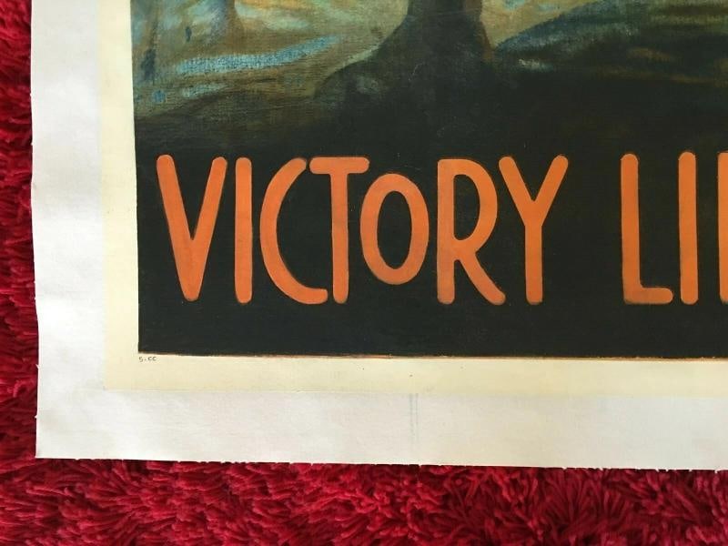 WWI Orig. Poster- And They Thought We Couldn't Fight -Victory Liberty Loan LINED - 4