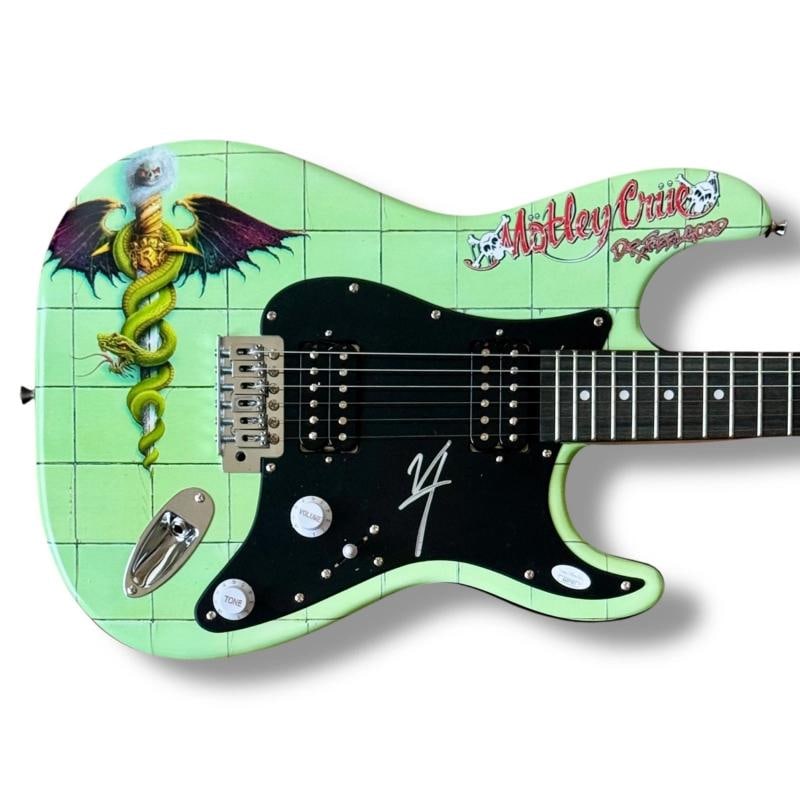 Vince Neil Signed Custom Guitar (JSA COA) (1 of 3)