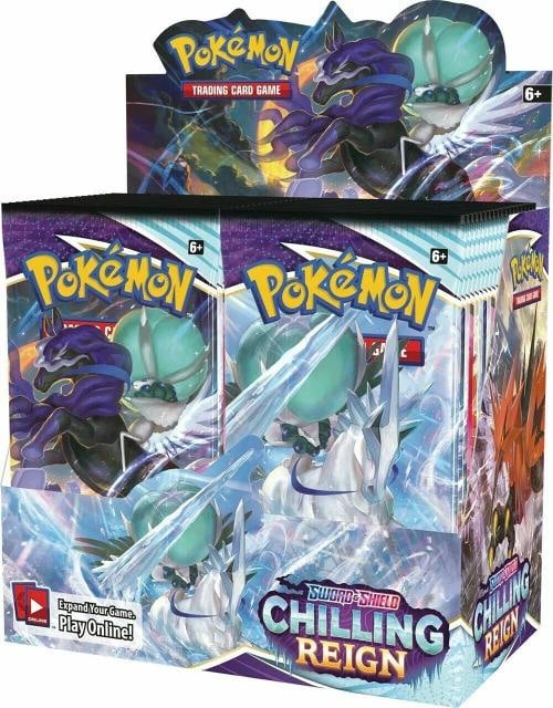 Pokemon Chilling Reign Factory Sealed Booster Box: Condition: New/Factory Sealed: A brand-new, unused, unopened, undamaged item (including handmade items). See the seller's listing for full details. ,Country of Origin: United States,Card Size: Standar