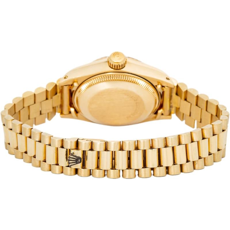 Rolex Datejust 6917 18k Yellow Gold President Champagne Dial Auto Watch 26mm - 5