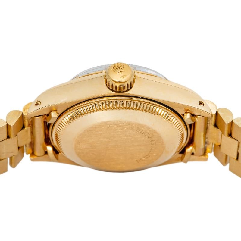 Rolex Datejust 6917 18k Yellow Gold President Champagne Dial Auto Watch 26mm - 6