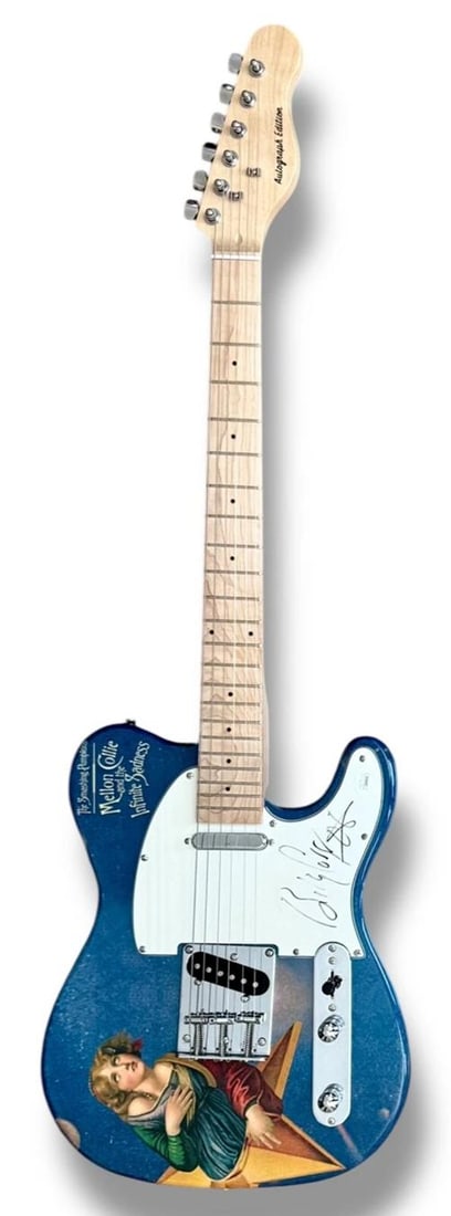 Billy Corgan Signed Custom Guitar The Smashing Pumpkins (JSA COA) - 3