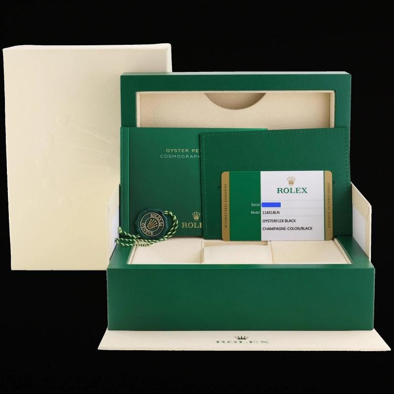 2018 MINT PAPERS Rolex Daytona 116518LN Yellow Gold Pikachu Ceramic Watch Box - 7