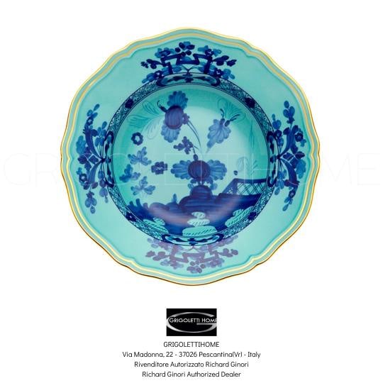 Richard Ginori Oriente Italiano - Set Of 6 Soup Plates 24 Cm / Inch 9.44 - 6