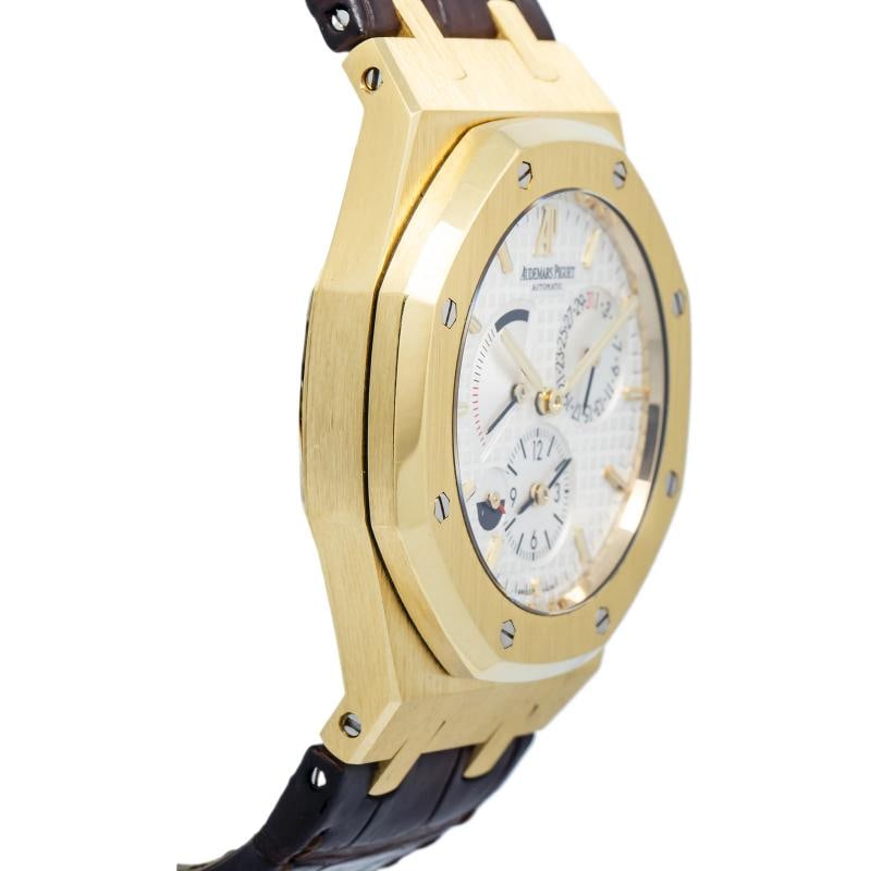 Audemars Piguet Royal Oak 26120BA Dual Time MINT 18k White Dial Watch 39mm - 4