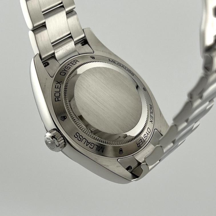 Rolex Milgauss 116400 40mm Black Dial Stainless Steel Box Booklets - 5