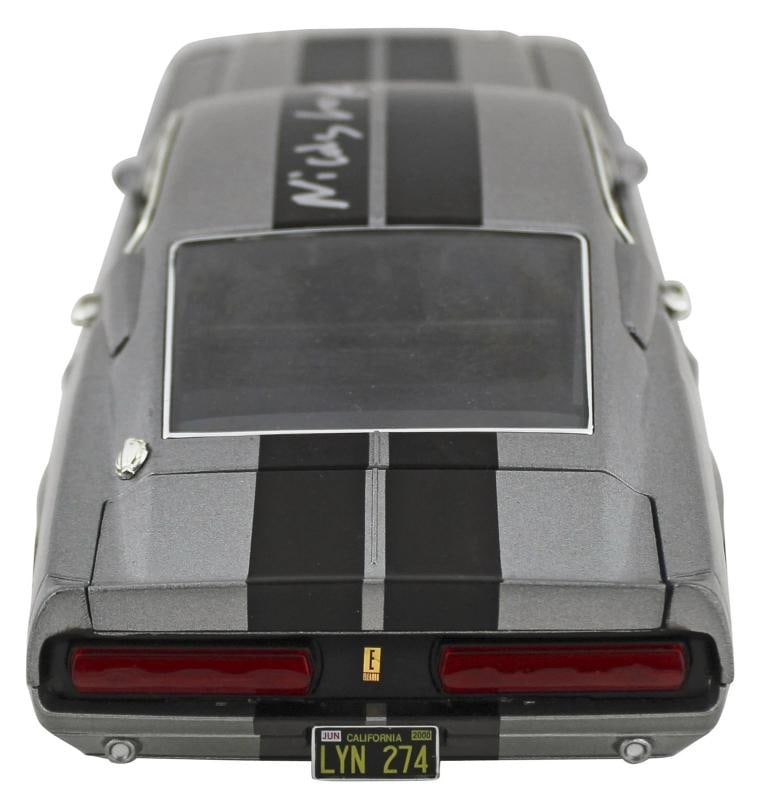 Nicholas Cage Gone in 60 Seconds Signed 1967 Mustang Eleanor Die Cast Car BAS - 5