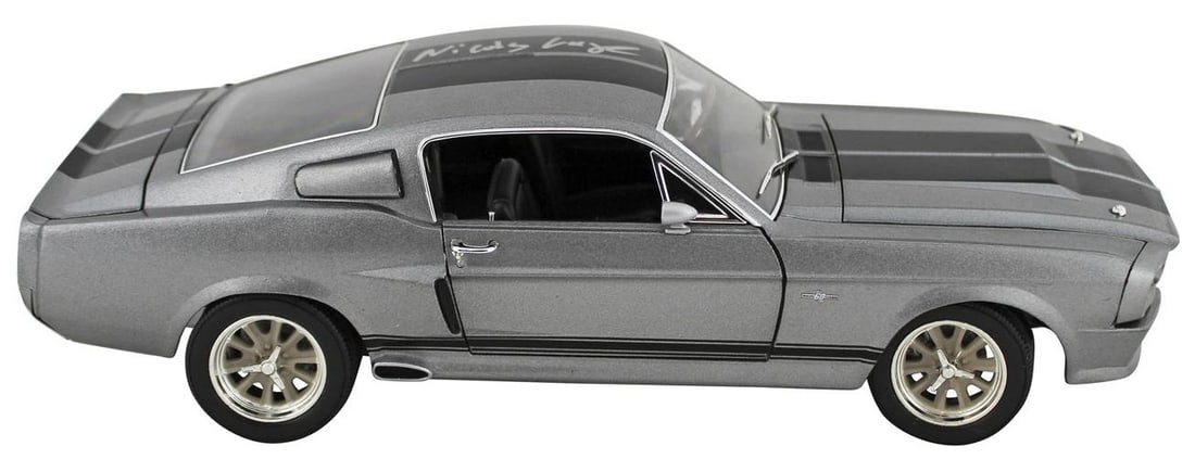 Nicholas Cage Gone in 60 Seconds Signed 1967 Mustang Eleanor Die Cast Car BAS - 7