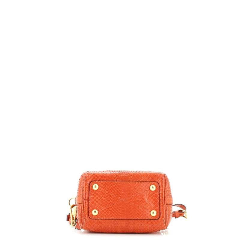 Louis Vuitton Speedy Bandouliere Bag Monogram Embossed Python 20 - 7