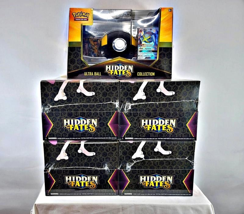 Pokemon Hidden Fates Pin Collection Mew And Mewtwo Box Case: Condition: New/Factory Sealed: A brand-new, unused, unopened, undamaged item (including handmade items). See the seller's listing for full details. ,Convention/Event: PokÃÂ©mon