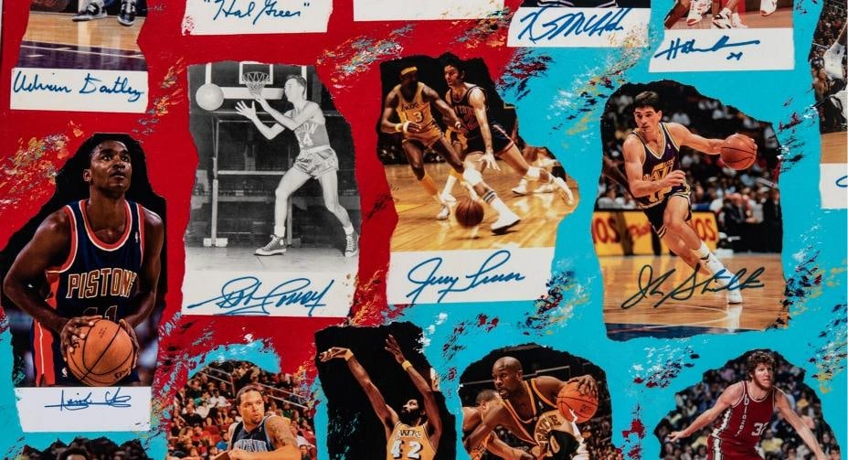 Michael Jordan Kobe Bryant LeBron James Signed Legends Of The Game Art - 14