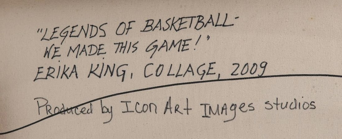 Michael Jordan Kobe Bryant LeBron James Signed Legends Of The Game Art - 18